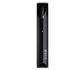 Gerade, schwarz, MyFit Vape, tragbares Vape-Gerät, hochwertiges E-Zigaretten-Pen, modernes Design, für Dampfer, einfacher Gebrauch, innovative Technologie, stilvoll, langlebig, für Dampferzeugung, E-Liquid, Nicotine, stylisches Zubehör.