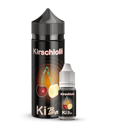 Fruchtaroma Kirschlolli in Liquidgeütter, perfekt für E-Zigaretten, in verschiedenen Größen, süßer Geschmack.
