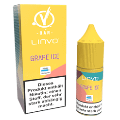 Grapefruit E-Liquid für E-Zigaretten, 20mg/ml Nikotin, flüssige Vaping-Dampfwaren, Aromen für E-Zigaretten, Limvo Grape Ice, 10ml Flasche, sicher & hochwertig.
