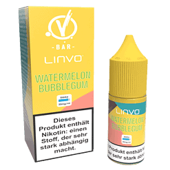 Wassermelone Bubblegum Liquid für E-Zigaretten, Lime/Lemon Geschmack, 20mg/ml Nikotin, ideal für Raucherentwöhnung.