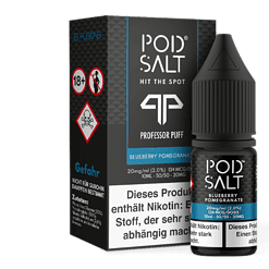 Magnetische E-Zigaretten-Flüssigkeit mit Geschmack von Blaubeere und Granatapfel, 20 mg/ml Nikotin, 10 ml Flasche, ideal für Subohm-Dampfer, für ein intensives Dampf- und Geschmackserlebnis.