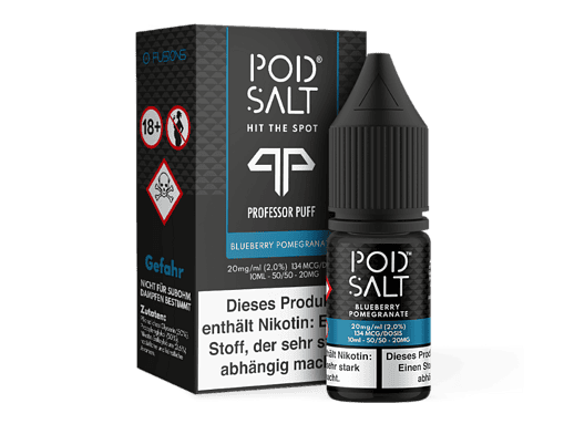 Magnetische E-Zigaretten-Flüssigkeit mit Geschmack von Blaubeere und Granatapfel, 20 mg/ml Nikotin, 10 ml Flasche, ideal für Subohm-Dampfer, für ein intensives Dampf- und Geschmackserlebnis.