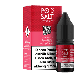 POD SALT Pink Haze Nikotin Salz, 11 mg/ml, 50/50 Mischung, 10 ml.