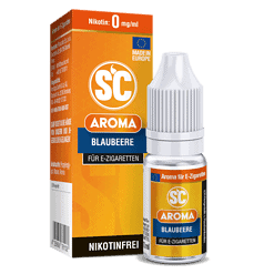 E-Zigaretten-Aroma Blaubeere, nikotinfrei, 10ml Flasche, für Selbstmischung, perfekt für vaping, intensive Beerenaromen, hochwertiges Aroma, für Dampfer, Produktbild, LETZ Go Shop.