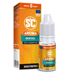 Aroma Menthol E-Zigaretten Liquid, nikotinfrei, Flasche mit Verpackung, perfekte Geschmacksrichtung, E-Liquid für E-Zigaretten, Minzgeschmack, flüssiges Aroma, unkomplizierte Anwendung, hochwertig, in Europa hergestellt, alkoholfrei, für den Alltag geeignet, mentholhaltiges Dampferlebnis.