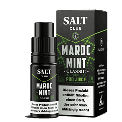 -flüssigkeit für E-Zigaretten, Maroc Mint Classic, 10 mg/ml, 10 ml Flasche, Salzliquid.