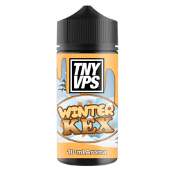 Dosen mit Winterkeks-Aroma für E-Zigaretten, 10 ml, ideal für den saisonalen Geschmack.