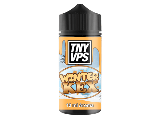 Dosen mit Winterkeks-Aroma für E-Zigaretten, 10 ml, ideal für den saisonalen Geschmack.