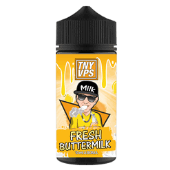 Gefüllter Flasche mit Fresh Buttermilk Aroma, ideal für E-Zigaretten und Dampfer, 10 ml.