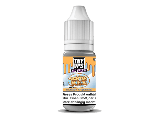Flasche mit Nic Salt Liquid, Winter Kex Geschmack, für E-Zigaretten, 50VG/50PG, 18 mg/ml Nikotin.