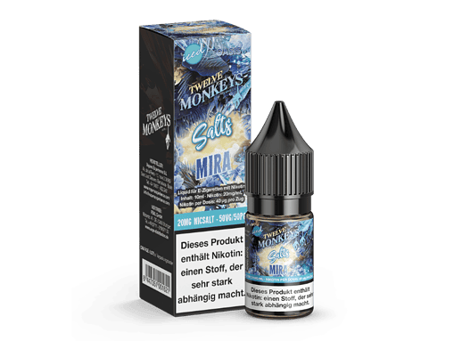 Mojito Liquid Salt für E-Zigaretten, 10 ml Flasche, Nikotin 20 mg/mL, mit Minzgeschmack und Salznikotin, ideal für intensiven Geschmack und starke Nikotinwirkung.