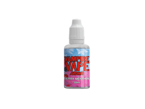 Vampire Vape Aroma Berry Menthol 30ml - Erfrischender E-Liquid Geschmack für E-Zigaretten und Vape-Geräte.