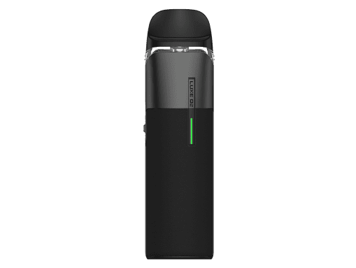 Luxus E-Zigarette mit schwarzem Design, LED-Anzeige und modernem Look – perfekt für stilvolles Dampfen unterwegs.