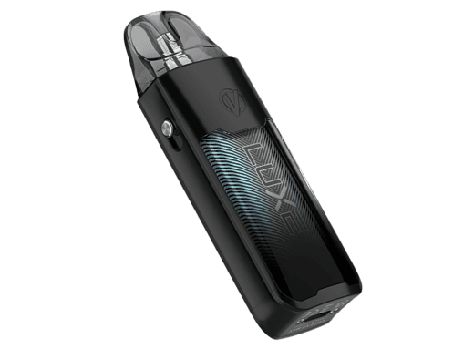 Vaporesso LUXE XR MAX E-Zigaretten Set 4 2. Modernes vaping Gerät in Schwarz mit digitalem Display und ergonomischem Design.