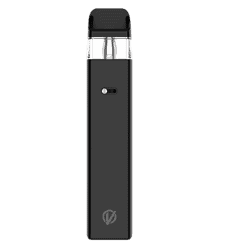 Vaporesso XROS 4 E-Zigaretten Set 6 Vape-Gerät im schwarzen Design, kompakt und modern, mit transparentem Tank.