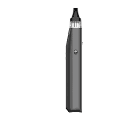 Flexible E-Zigaretten-Pen in dunklem Grau, ideal für Dampf- und Nikotinsucht, mit ergonomischem Design und praktischer Bedienung für den Alltag.