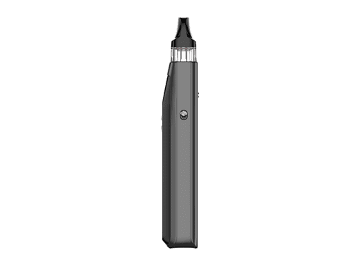 Flexible E-Zigaretten-Pen in dunklem Grau, ideal für Dampf- und Nikotinsucht, mit ergonomischem Design und praktischer Bedienung für den Alltag.