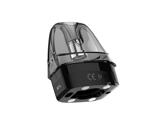 Vaporizierer, tragbares E-Zigaretten-Adapter, wetterfestes Design, kompakte Form, für das Dampfen unterwegs, schwarz-transparentes Gehäuse, LEtz Go Produktfoto, ideal für Dampferfreunde.