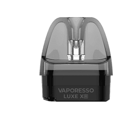 Vaporesso Luxe X R E-Zigaretten Podsystem, modern und kompakt, schwarzes Design, für Dampfgenuss unterwegs.