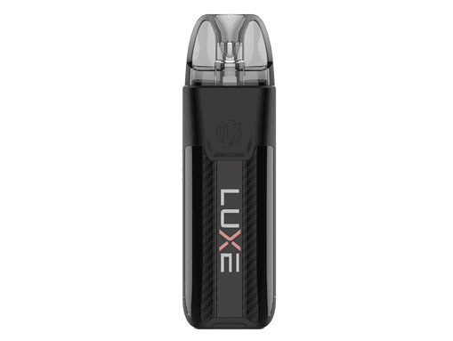 Hochwertige VapoPod E-Zigarette, schwarz, mit transparentem Mundstück und modernem Design, ideal für Dampfer, langlebig und stylish.