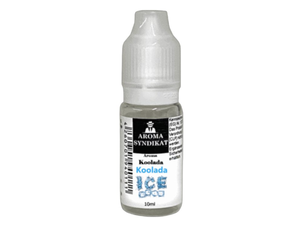 Aroma Syndikat - Pure - Aromen 10 ml - Koolada 1 Aroma Koolada E-Liquid, 10ml Flasche, kühlender Ice-Geschmack, für E-Zigaretten, angenehmer Frischeeffekt, hochwertiges Aroma.
