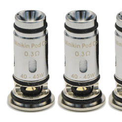 Miniature Vape Coil, 0,3 Ohm, für E-Zigaretten, 40-45 Watt, Set mit drei Coil-Decks.