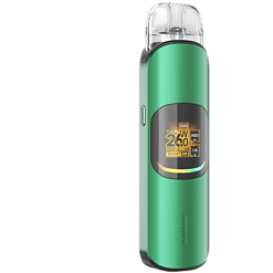 Aspire Pixo Neo E-Zigaretten Set 14 Zubehör für Vaping, tragbarer E-Zigaretten-Output, grüner Akkuträger mit digitalem Display, moderne Dampferausrüstung, innovative Vaporizer-Technologie.