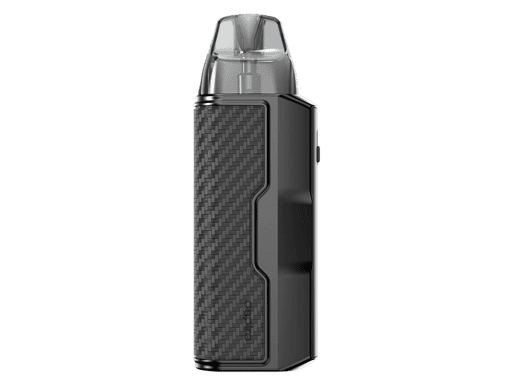 Hochwertiges Vape-Gerät mit Carbon-Design, kompakte Bauform, einfach zu bedienen, langlebiger Akku, ideal für Einsteiger und Profis.