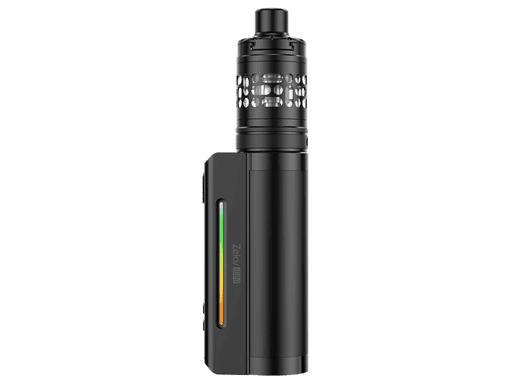 Moderner E-Zigaretten-Verdampfer mit LED-Anzeige in Schwarz, kompakt und stilvoll. Perfekt für Dampfer, die hochwertige Vape-Geräte suchen, mit anpassbarer Temperatur und langer Lebensdauer.