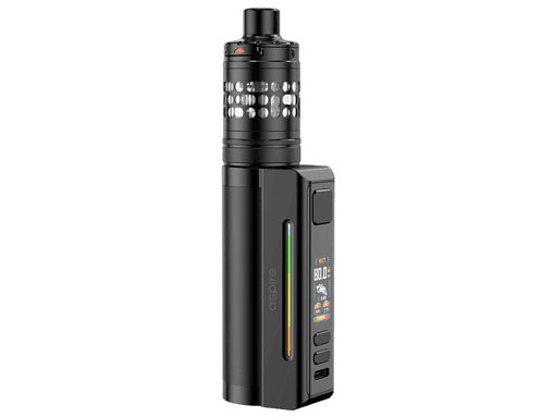 Dampfdampfer Aspire mit digitalem Display und controllem Bildschirm, tragbar und wiederaufladbar, für Dampfer und E-Zigaretten Fans.