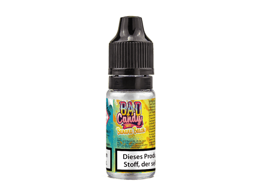 Bad Candy Liquids - Banana Beach - Nikotinsalz Liquid 2 Bad Candy Vape Banana Beach, E-Zigarettenliquid, 10ml, fruchtiger Geschmack, für Dampfer, ohne Parfüm, für den täglichen Genuss, Crafted in Deutschland.
