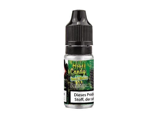 Bad Candy Liquids - Monstar Machine - Nikotinsalz Liquid 2 Bad Candy Montar Machine E-Liquid, 10ml, liquid to enhance vaping experience, in einem kleinen Fläschchen, mit buntem Label, für e-Zigaretten geeignet, original verpackt.