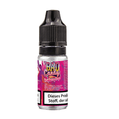Bad Candy Liquids - Raspberry Rage - Nikotinsalz Liquid 3 Flüssigkeitsflasche mit Pinkem Etikett, Bad Candy Raspberry Rage, E-Liquid für E-Zigaretten, 10ml.