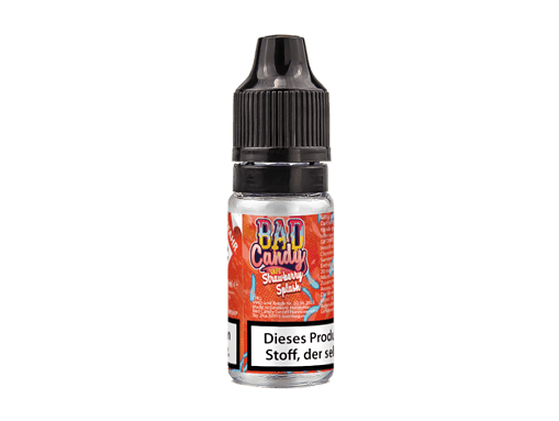 Bad Candy E-Liquid in Geschmack Strawberry Splash, zum Dampfen geeignet, 10ml Flasche, ideal für E-Zigaretten, süßer Fruchtgeschmack, bei LETZ Go erhältlich.