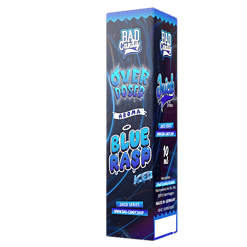Blaue Raspel Bonbons mit Ice Aroma, Überdosiert, 10 Stück, Jetlag Series, ideal für Gaming und Party, hochwertig verpackt, made in Germany.