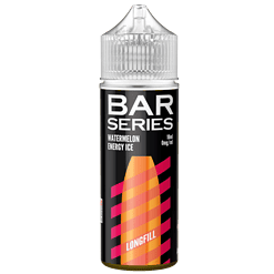 Orange-braune E-Zigarette mit pinken Linien und "LONGFILL" Label, beliebt bei Dampfern.