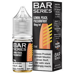 Vape Liquid Lemon Peach Passionfruit 10ml - Nikotinfrei, aromatisch, für E-Zigaretten.