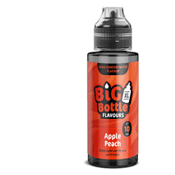 Saftflasche mit Apfel-Pfirsich-Geschmack, Big Bottle XXL, 10ml.