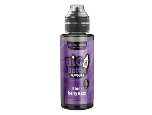 Saftige, hochkonzentrierte E-Liquid-Flasche mit Blaubeer-Himbeer-Geschmack, 10 ml, für E-Zigaretten, ideal für Dampfer, die fruchtige Aromen lieben.