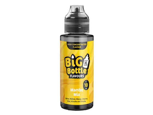 Mango Mix E-Liquid für E-Zigaretten, 10ml Flasche, intensiver Fruchtgeschmack mit Mango, Ananas, Kiwi und Kirsche, perfekt für Dampfer, Handgefertigte Aromen von Big Bottle Flavours.