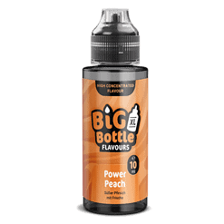 Power Peach Geschmacksflüssigkeit für E-Zigaretten, 10 ml Flasche, intensiver Pfirsichgeschmack, süß mit Frische, ideal für dampfen, hochwertige Liquid, LETZ Go E-Liquid.