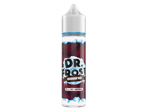 Fruchtbalsam Cherry Ice in einer 14 ml Flasche, vaporisiert für E-Zigaretten, mit eisigem Kirschgeschmack und erfrischendem Aroma, ohne Nikotin.