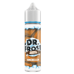 Flasche mit Dr. Frost Orange Mango Ice Aromen, E-Zigarette, Liquid, 144 ml, erfrischender Fruchtgeschmack, geeignet für Dampfer, Geschmack nach Orangene, Mango und Eis, vaping, E-Liquid, Rauch, Genuss, Liquidflasche, Aroma.