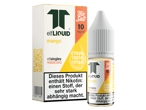 Mango E-Liquid Flasche für E-Zigaretten, nikotinfrei, Geschmack Mango, 10 mg/ml, entspannend und aromatisch, ideal für Dampfer, hochwertiges Liquid, für gemütliche Rauchmomente.