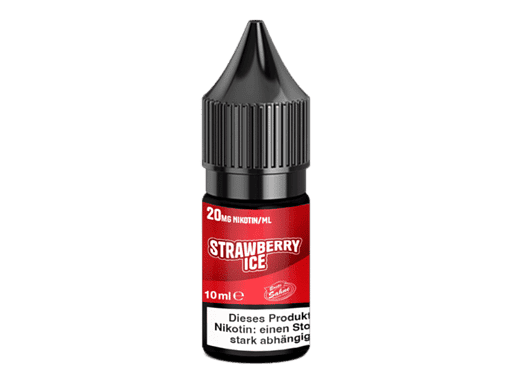 Aromatisiertes E-Liquid in 10ml Flasche mit Erdbeergeschmack und Nikotin 20mg/ml, ideal für Vaping, bei LETZ Go.