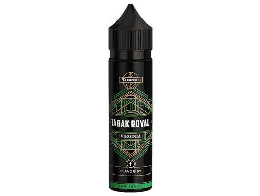 Tabak Royal Virginia Geschmacksflüssigkeit, 60ml, für E-Zigaretten, intensives Tabak-Aroma.