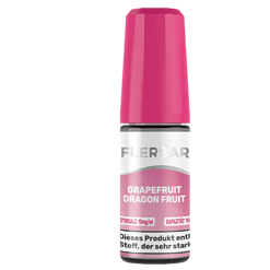 Flacher, pinker Liqour in Aerosorflasche, Grapefruit Dragon Fruit Geschmack, für aromatische Erfrischung, 10 ml Flasche.