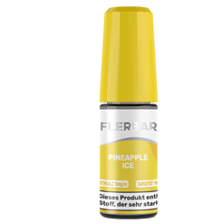 Pineapple Ice Liquid Vape, Lemonade Geschmack, 10ml, 40mg Nikotin, für intensive E-Zigaretten Liquids. Hände halten in den USA, Produkt aus der E-Liquid-Linie.