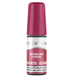 Fruchtiger Sparkling Cherry Liquor mit 10 mg/ml Nikotin, 40 ml Flasche, ideal für Dampfer und E-Zigaretten, leckerer Cherry-Geschmack, moderater Nikotingehalt.