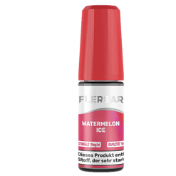 Wassermelone E-Liquid Flasche für E-Zigaretten, pinkes Design, Liquid mit 10 mg/ml Nikotin, geeignet für Dampfer, 40 ml Kapazität, sehr aromatisch, perfekt für Wassermelonenliebhaber.